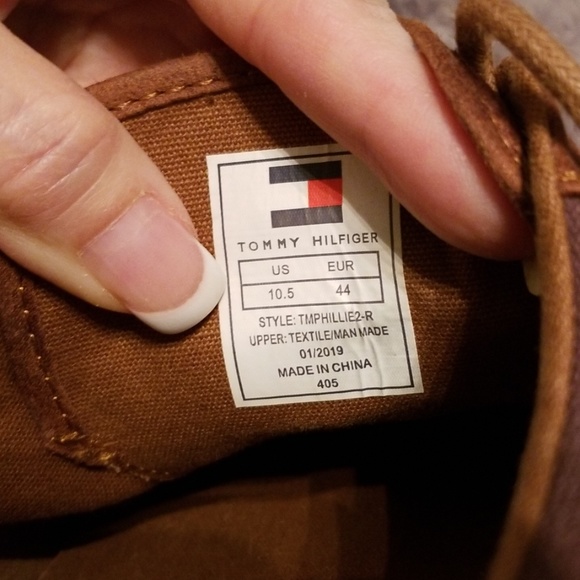 Tommy Hilfiger NYC Mens 10.5 Brown & Ivory - Picture 6 of 7
